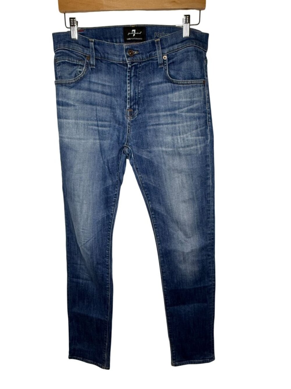 7 For All Mankind Paxtyn 31 Luxe Performance Skinny Jeans Stretch